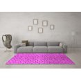 thumbnail image 3 of Ahgly Company Indoor Rectangle Solid Pink Modern Area Rugs, 4' x 6', 3 of 4