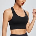thumbnail image 6 of Cross Strap Sports Bra for Running, Yoga, Fitness Tank Top, 6 of 15