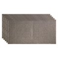 thumbnail image 1 of FASÄDE Border Fill Decorative Vinyl 2ft x 4ft Glue Up Ceiling Panel in Galvanized Steel (5 Pack), 1 of 5