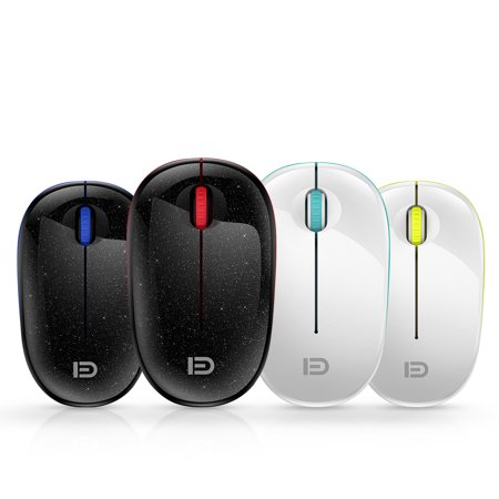 1600DPI Wireless Mouse,2.4GHz Wireless Gaming Mouse,Portable Mobile Optical Mouse with USB Receiver Best for Notebook PC Laptop Macbook (Best Optical Mouse In India)