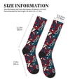 thumbnail image 4 of Pofeuu Geometric Elements Print Compression Socks for Women & Men Circulation - Best Support for Nurses,Running,Athletic,Sports, 4 of 7