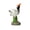 A, variant on KGJQ Resin Red-Crowned Bird Figurines, Realistic Bird Statues with Rock Base, Mini Landscape Ornaments for Tea Table Rockery Fish Tank Courtyard Bonsai Home Decor
