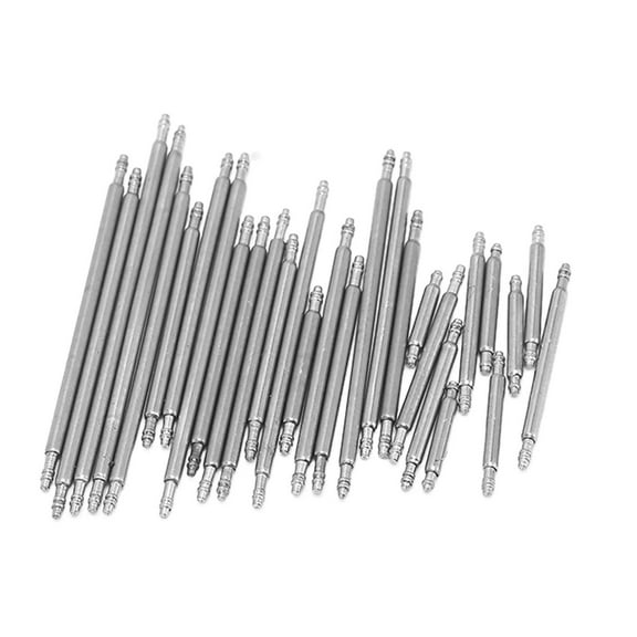 Watch Strap Spring Bars Pins, Stainless Steel Watchband Pins, Spring Bar Pins, Watch Strap Bands Repair, Pins Lugs Links, Half Steel Lug Pins, Watch Repair Spring Bar Tool (30pcs)
