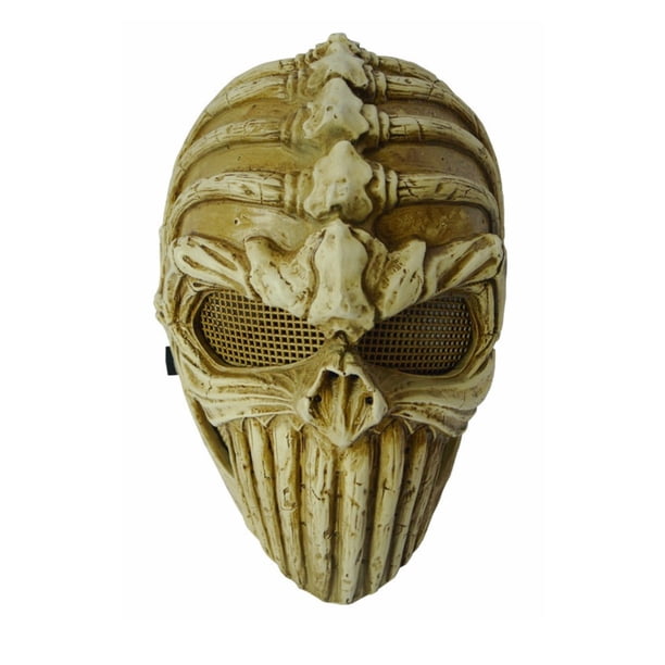 Máscara facial completa Skull Horror CS Play para Halloween