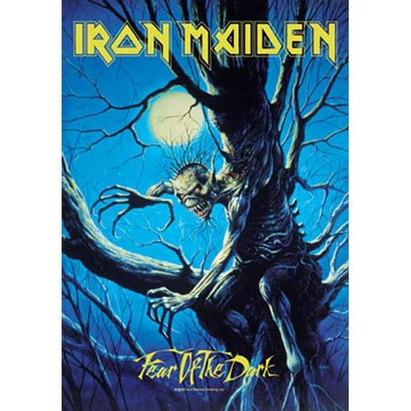 Iron Maiden Poster Flag Fear Of The Dark Tapestry Cloth Fabric Wall Banner 30" x 40"