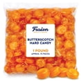 thumbnail image 2 of Butterscotch Hard Candy - 1LB Bag (Approx 75 Pieces) of Individually Wrapped Butter Scotch Bulk Candy, Yellow Butterscotch Discs Are Perfect For Snacks And Parties, 2 of 5