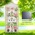 thumbnail image 5 of Garden 4-Tier Greenhouse – for Indoor Outdoor Gardening Hot House w/ Zippered Cover and Metal Shelves for Growing Vegetables, Flowers and Seedlings (PLGH704OWP), 5 of 9