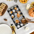 thumbnail image 2 of Sm:)e Buffalo Plaid Gnome Truck Pumpkin Fall Kitchen Dish Towels 18x26 Inch Set of 2, 2 of 6