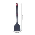 thumbnail image 2 of Heatproof Silicone Spatula, Non-Scratch Stir Fry Shovel, 446°F High-Temp Spoon, Flexible Pan Safe Tool, Hanging Handle Design, 2 of 5