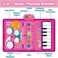 thumbnail image 5 of 1 Year Old Girl Gifts, Piano Mat Baby Toys for 1 Year Old Girl, 2 in 1 Toddler Music Mat with Keyboard & Drum, Early Educational Musical Toys First Birthday Gifts for 1 2 Year Old Girls & Boys, 5 of 7