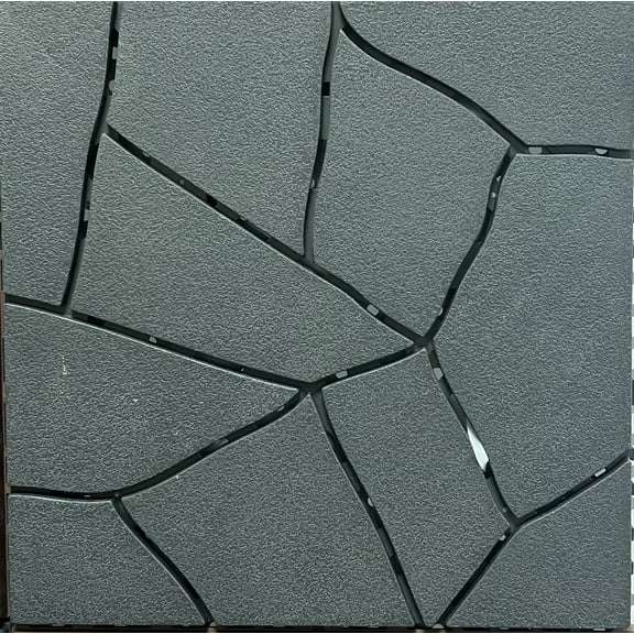 12-Inch Stone Style Interlocking Deck Tiles for Patios, Balconies & Pool Areas, DIY Modular Flooring Tiles, Easy Install, Indoor/Outdoor Waterproof Flooring, Suitable for Porches, Rooftop Decks & More
