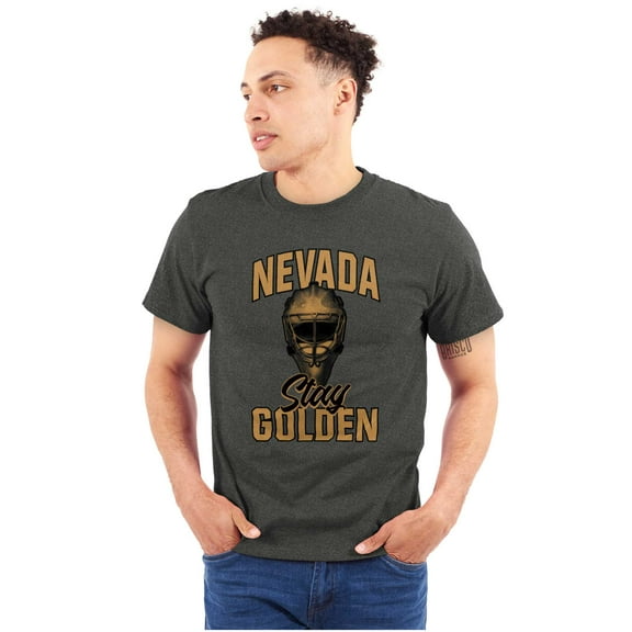 State of Nevada Stay Golden Tailgate Plus Size Crewneck Graphic Tee Shirt Brisco Brands 2X