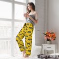 thumbnail image 4 of Uemuo Vintage Excavator Pattern Women's Wide Leg Palazzo Lounge Pants with Pockets Light Weight Loose Comfy Casual Pajama Pants-XX-Large, 4 of 9