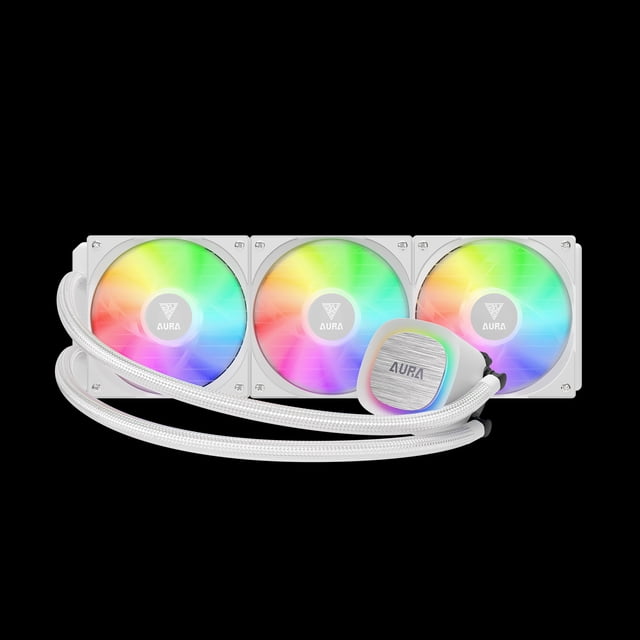 Enfriamiento Gamdias AURA GL360 V2 WH 360MM AM5/LGA1700 ARGB