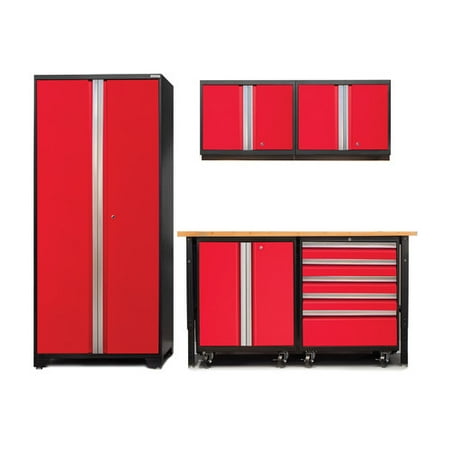 Newage Products Pro 3 0 Ii 7 Piece Garage Cabinet System With
