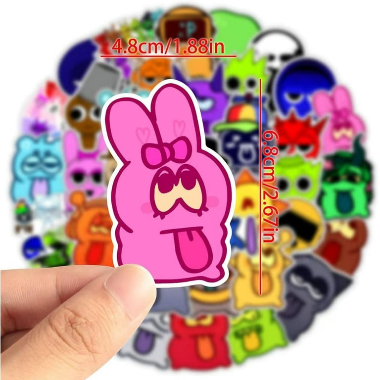 FoxYaye Battle Royale Gaming Stickers - Characters...