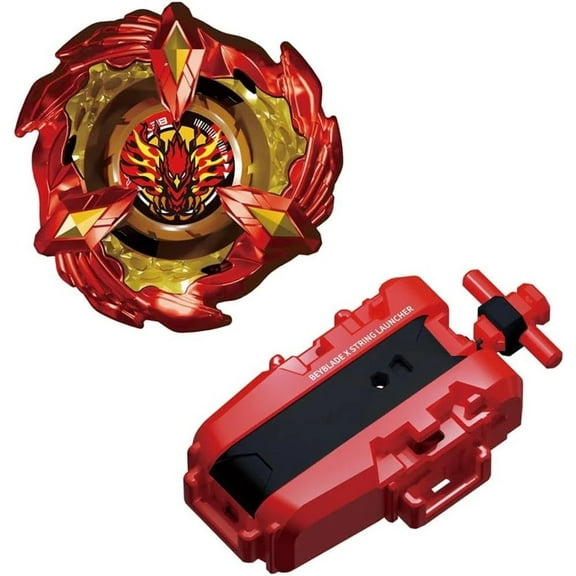 Takara Tomy Beyblade X BX-23 Phoenix Wing 9-60GF Metallic Red (with String Launcher)