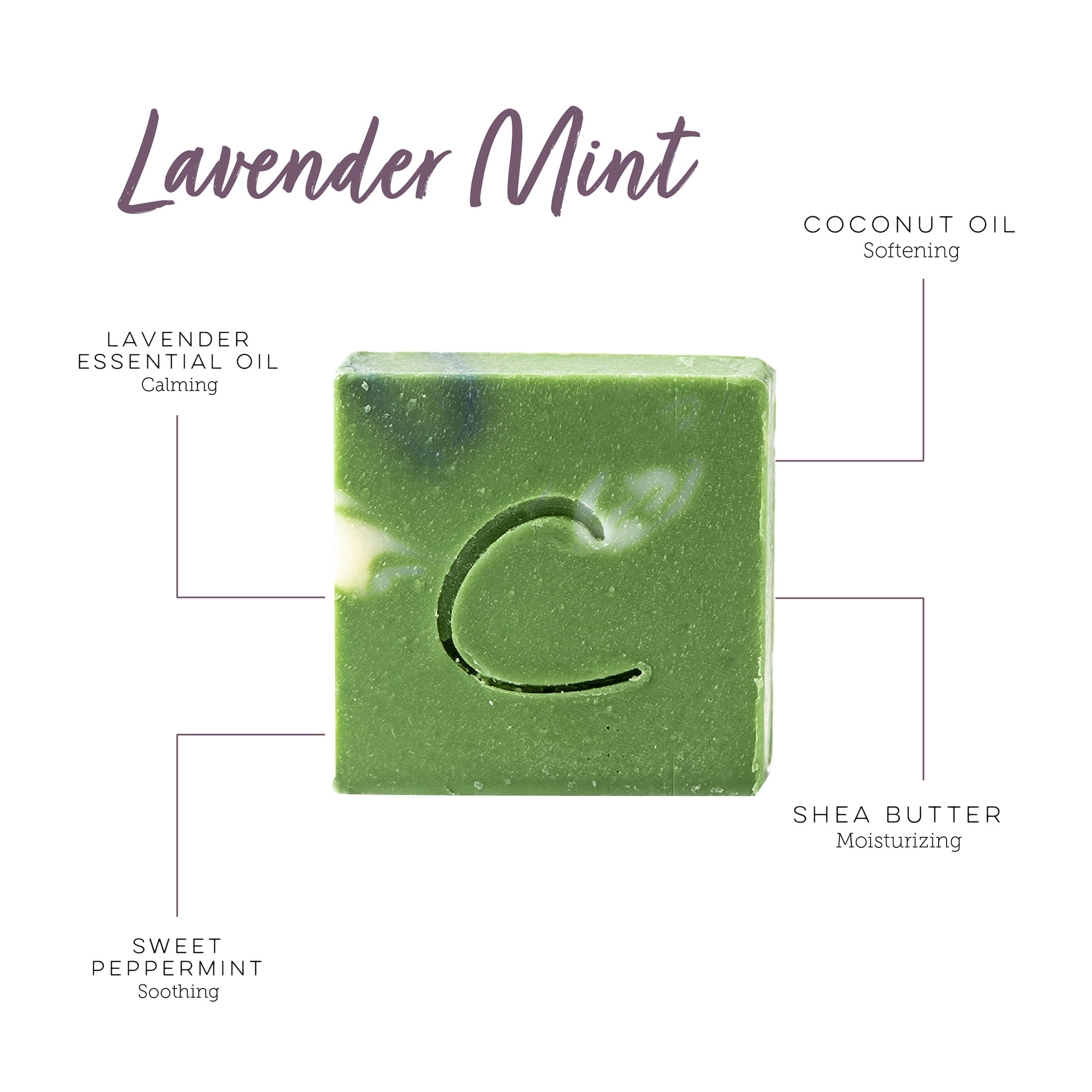 Cosset Lavender Mint Cold Process Soap