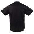 thumbnail image 3 of Capa del cocinero de la malla de las mangas cortas, uniforme de la ropa de trabajo del restaurante de la manga de la malla de la cocina de las mujeres 2XL Soledad Chaqueta de chef para hombres, 3 of 9