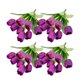 thumbnail image 1 of Naiovety 4X flores artificiales Real ramo falso boda tulipanes flor decorativa planta jardín arreglo Decoración Decoración Púrpura, 1 of 6