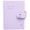 Light Violet, variant on 1Pc Small Pocket Notebook 3x4, A7 Mini Leather Journal with Snap Button Closure, 200 Pages Thick Lined Notepad for Purse Everyday Carry, Blue