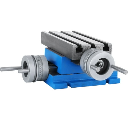 

VEVOR Milling Working Table 7.3 x 4 Compound Milling Machine Work Table 2 Axis 4 Ways Move Multifunction Milling Working Table Heavy-duty Structure for Milling and Drilling Machine