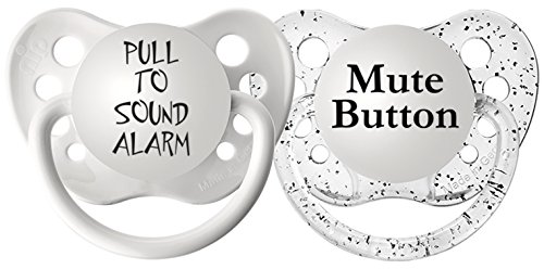 mute button pacifier