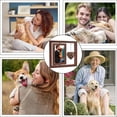 thumbnail image 4 of Loss of Dog Sympathy Gift Pet Memorial Gifts for Dogs Wooden 4"x6" Floating Photo Frame Rotating Picture Frame Bereavement Remembrance Customizable Displays 8x9 Inch Forever in My Heart, 4 of 9