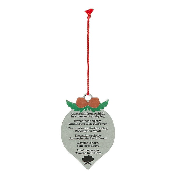 Fun Express Christmas Poem Tree Ornaments
