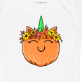 thumbnail image 4 of Inktastic Pumpkin Unicorn for Halloween and Thanksgiving Boys or Girls Baby Bodysuit, 4 of 5
