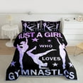 thumbnail image 2 of Castle Fairy 2-Piece Twin Gymnastics Glitter Print Comforter Set, 2 of 8