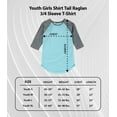 thumbnail image 6 of Instant Message - Lucky Cat - Toddler & Youth Girls Raglan Graphic T-Shirt, 6 of 6