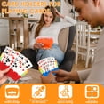 thumbnail image 2 of 4 Pcs Plastic Playing Card Holder 3 Layer Design Reusable Wrist Tabletop Family Fun Game Night Travel (red+blue:4pcs ), 2 of 11