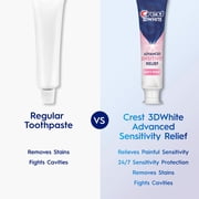 Crest 3D White Advanced Sensitivity Toothpaste, Soft Mint, 3.3 oz, 2 Pack
