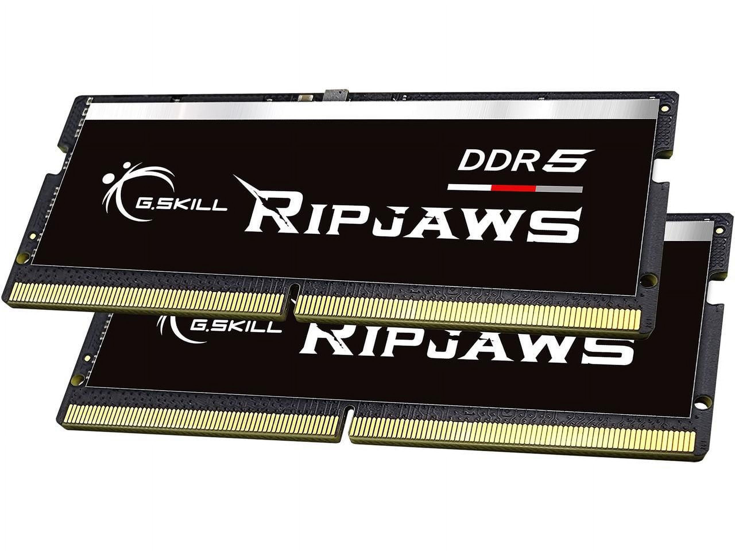 DDR5 4800 32GB 16GB×2 CFD G.SKILL Ripjaws SO-DIMM 32GB (2 x 16GB) 262-Pin DDR5 SO-DIMM DDR5