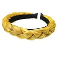thumbnail image 2 of Hair Hoop Elegant Style Vintage Adjustable Headband Comfortable Wearing Braid Pattern Exquisite Workmanship Wide Simple Headwear, 2 of 7