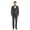 Gray, variant on Beauty Emily New Men's Suit Korean Style Slim Fit 3-piece Suit Wedding Business Groom Groomsman 3-piece Suit Men's Dinner Jacket Vest Trouser Suit