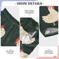 thumbnail image 4 of Chick Pattern Pajama Pants Soft Lightweight Lounge Pants Bottoms Sleep Pants Warm Comfy, 4 of 9