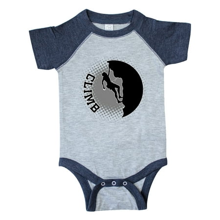 

Inktastic Rock Climbing Silhouette Gift Baby Boy or Baby Girl Bodysuit