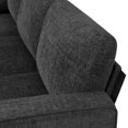 thumbnail image 7 of Royard Oaktree Convertible Sectional Sofa L Shaped 3-Seat Couch with Reversible Chaise Modern Chenille Fabric Sofa Couch with Metal Feet and Pillows for Living Room Apartment Small Space,Dark Grey, 7 of 7