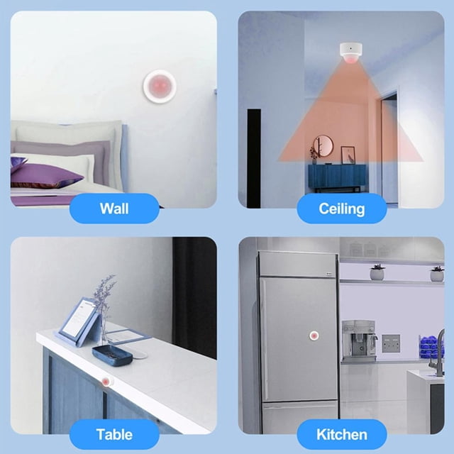 Detector de movimiento de conexión Zigbee con sensor de movimiento PIR para domótica inteligente Likrtyny Para estrenar