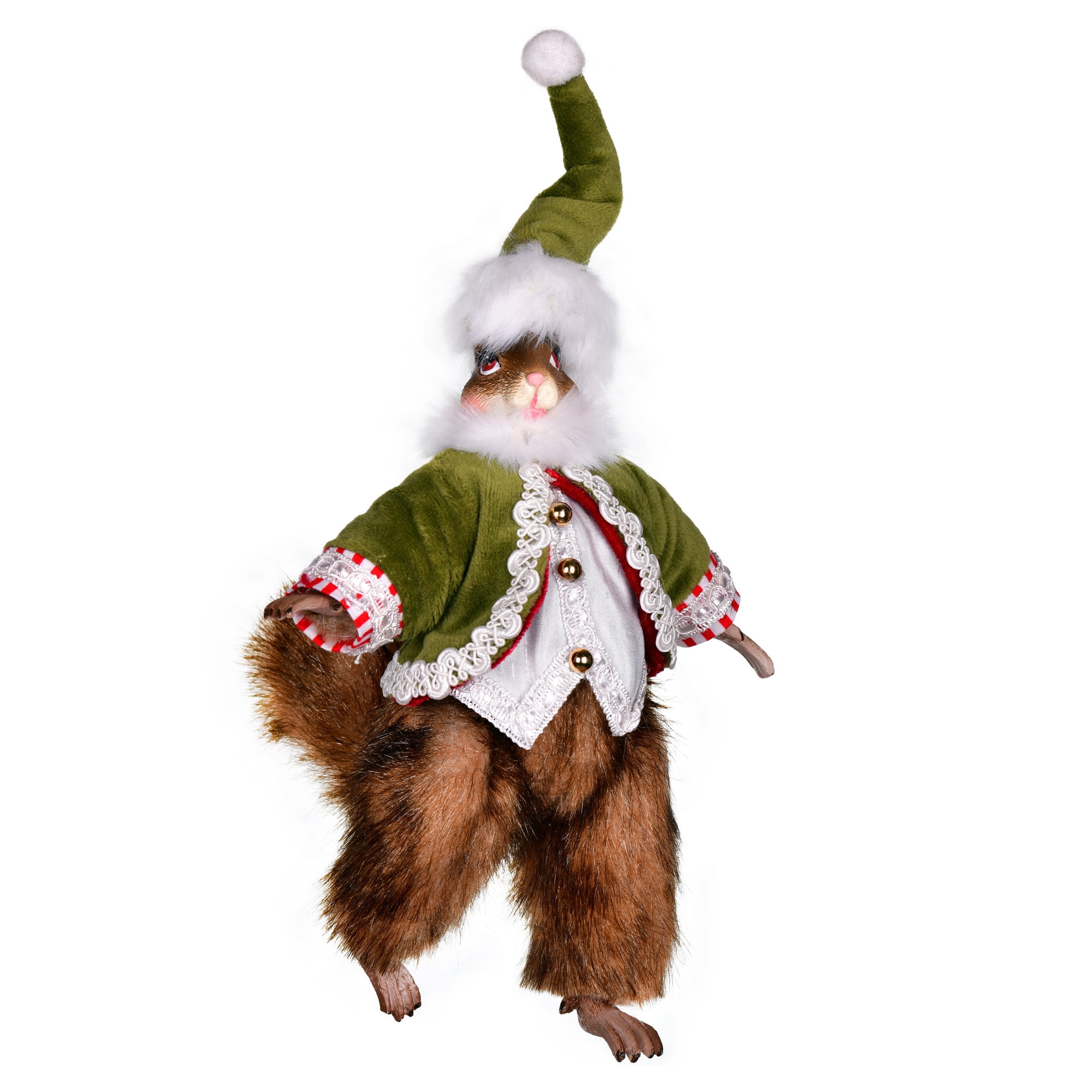 Vickerman 7.5" Candy Wonderland Collection Squirrel Ornament Assortment, Pack of 2