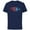 Navy, variant on Star Wars Rebel X-wing Fighter Red White & Blue USA America - Short Sleeve Cotton T-Shirt for Adults - Customized-Black