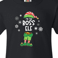 thumbnail image 4 of Inktastic Funny Christmas I'm the Boss Elf with Shoes and Hat Youth T-Shirt, 4 of 5