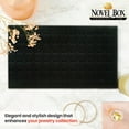 thumbnail image 4 of Novel Box Black 72-slot Ring Display Foam Liner 14.25x7.62x0.62 Inches - Ring Storage Foam, 4 of 9