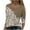 Brown, variant on IROINNID Womens Long Sleeve Tops Home Printing Round Neck Loose T-Shirt Autumn Blouse Pullover Tops,Brown