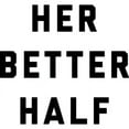 thumbnail image 2 of CafePress - Her Better Half - 11 oz Ceramic Mug - Novelty Coffee Tea Cup, 2 of 4