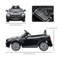 thumbnail image 2 of CoSoTower 12V Ride On Car with Parent Remote Control Two Motors Music Lights Suspension Wheels for 3-6 Years Black, 2 of 7