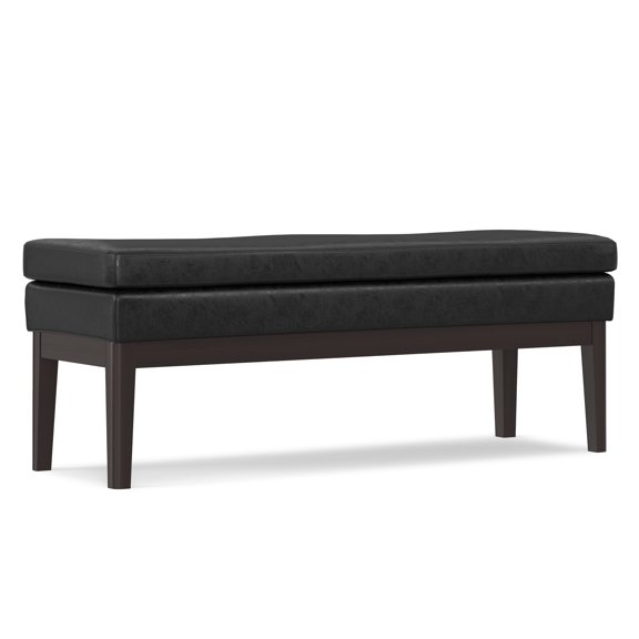 Simpli Home Carlson 45W Ottoman Bench