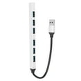 thumbnail image 3 of USB Splitter, Conception Simple 7 Ports USB Hub Alliage d'Aluminium Robuste pour le Bureau pour Ordinateur, 3 of 8
